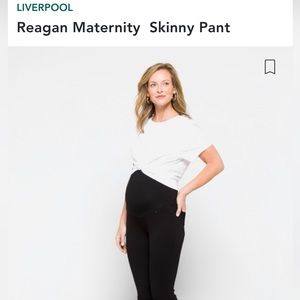 Liverpool Reagan skinny maternity pant.